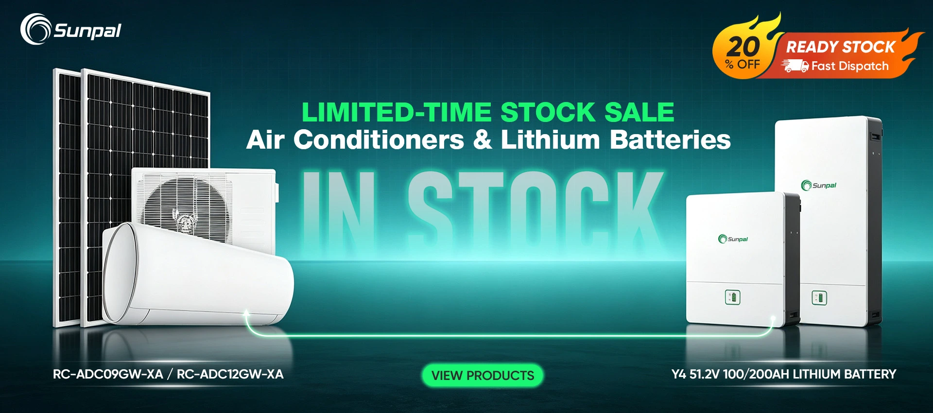 Limited Time Stock Sale for AC and Li-ion Batteries